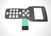 Telclado numérico táctil grabado en relieve del interruptor de membrana para el control remoto anti - microbiano